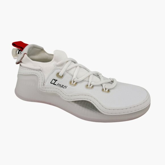 Christian Louboutin Arpoador Donna Sneakers White Leather Size 39.5 US 9.5 Women - Picture 10 of 16